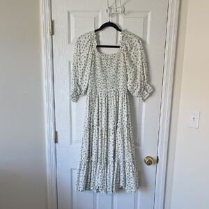 Ivy City Co Madeline In Blue Midi Dress